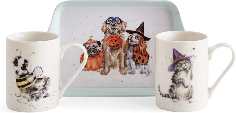 ENSEMBLE 2 TASSES ET CABARET HALLOWEEN