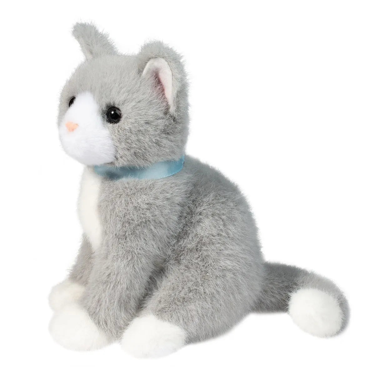 MINI CHAT GRIS PELUCHE