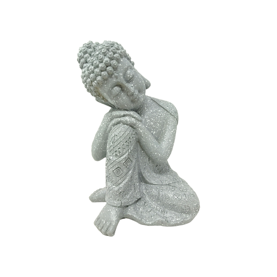 BOUDDHA GRIS AU REPOS