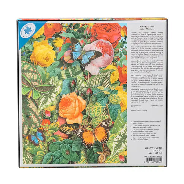 CASSE-TETE JARDIN DES PAPILLONS 1000 MORCEAUX | JIGSAW PUZZLE