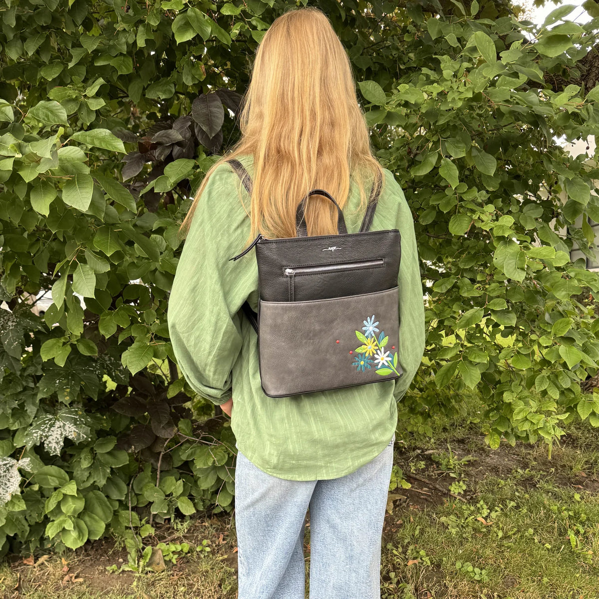 SAC À DOS CONVERTIBLE MARIGOLD EN CUIR VÉGAN – ESPE
