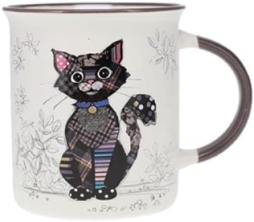 TASSE TIMBALE EN PORCELAINE – CHAT (320 ML)