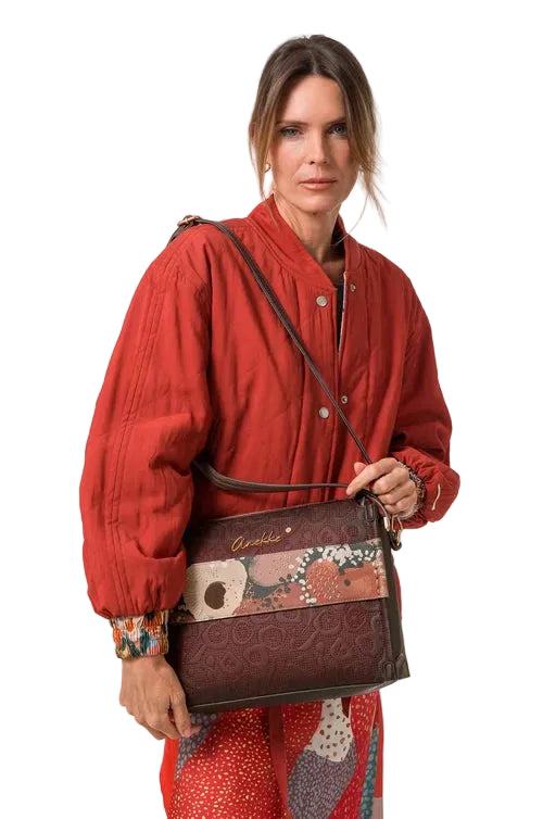 Sac à main bandoulière avec 2 poignées Blossom - Anekke