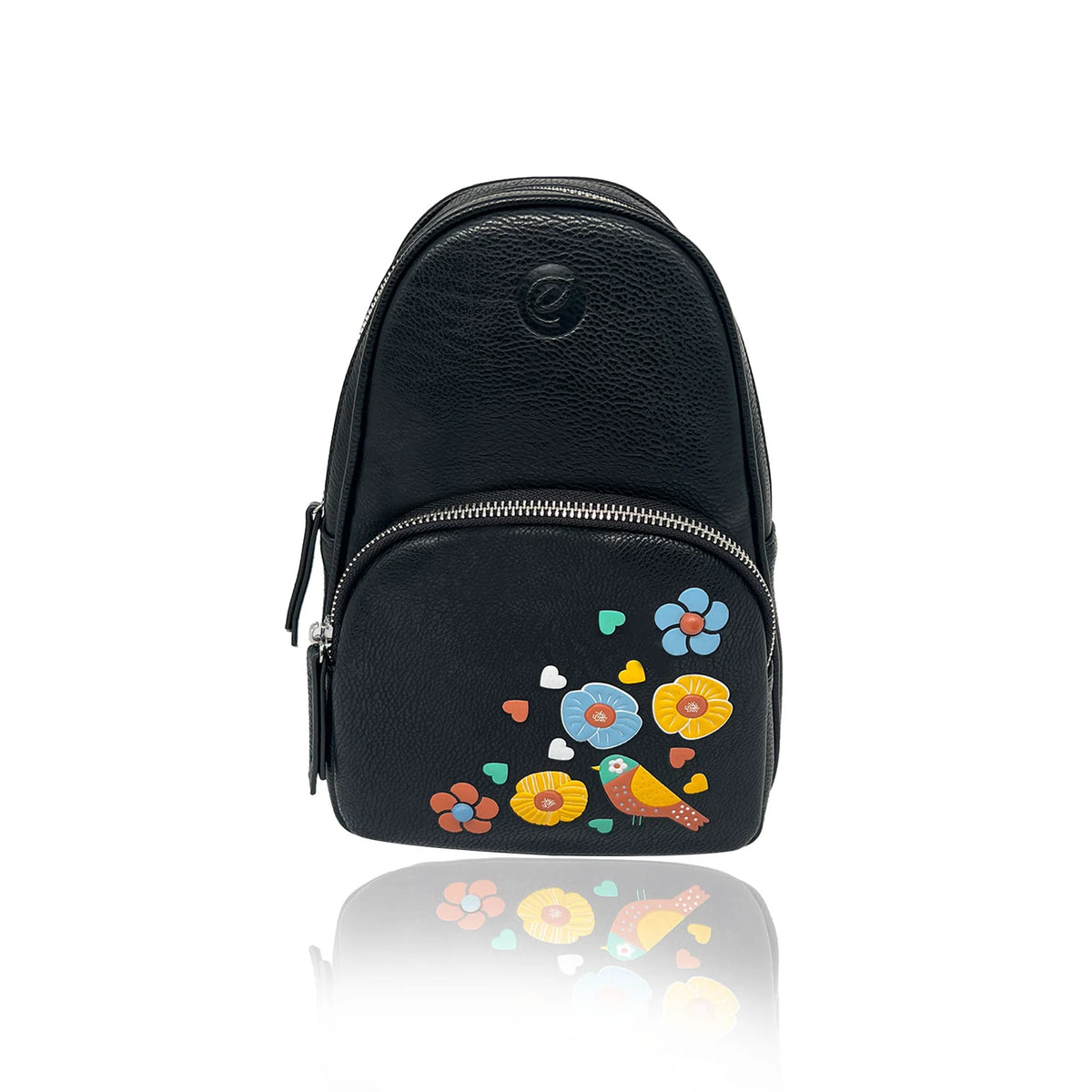 SAC BANDOULIÈRE CUIR VÉGANE TEXTURÉ JAY - ESPE