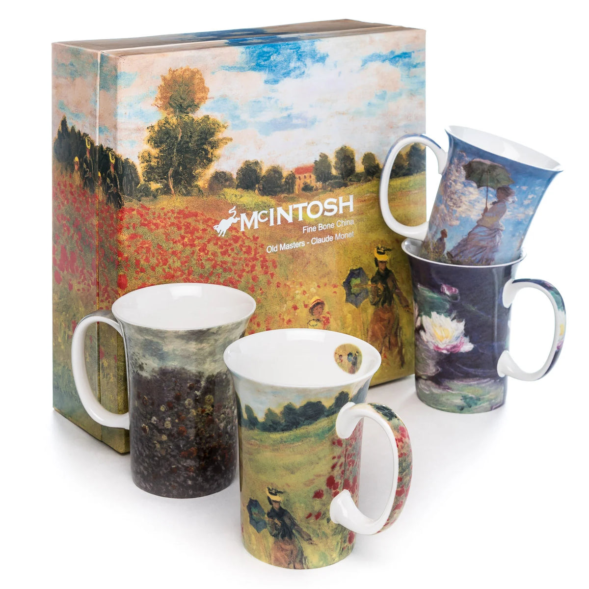 ENSEMBLE 4 TASSES MONET
