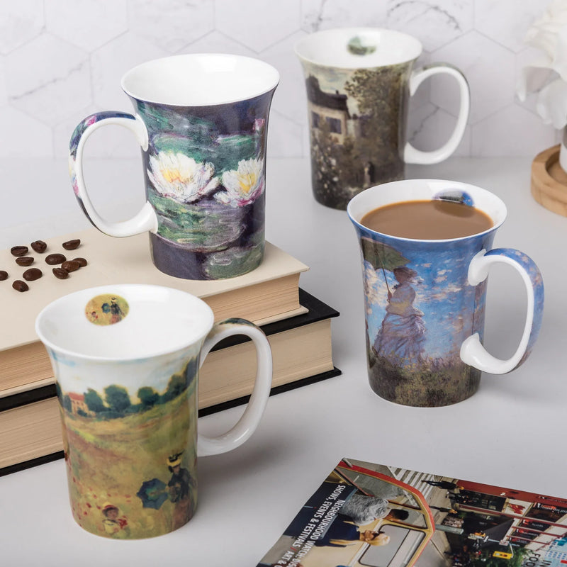 ENSEMBLE 4 TASSES MONET