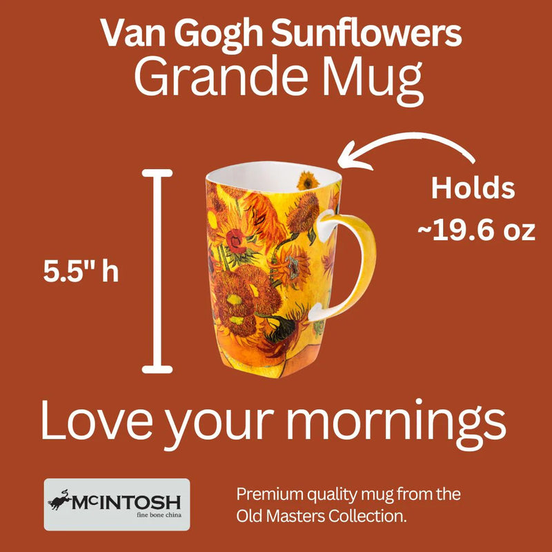 GRANDE TASSE TOURNESOLS VAN GOGH MCINTOSH