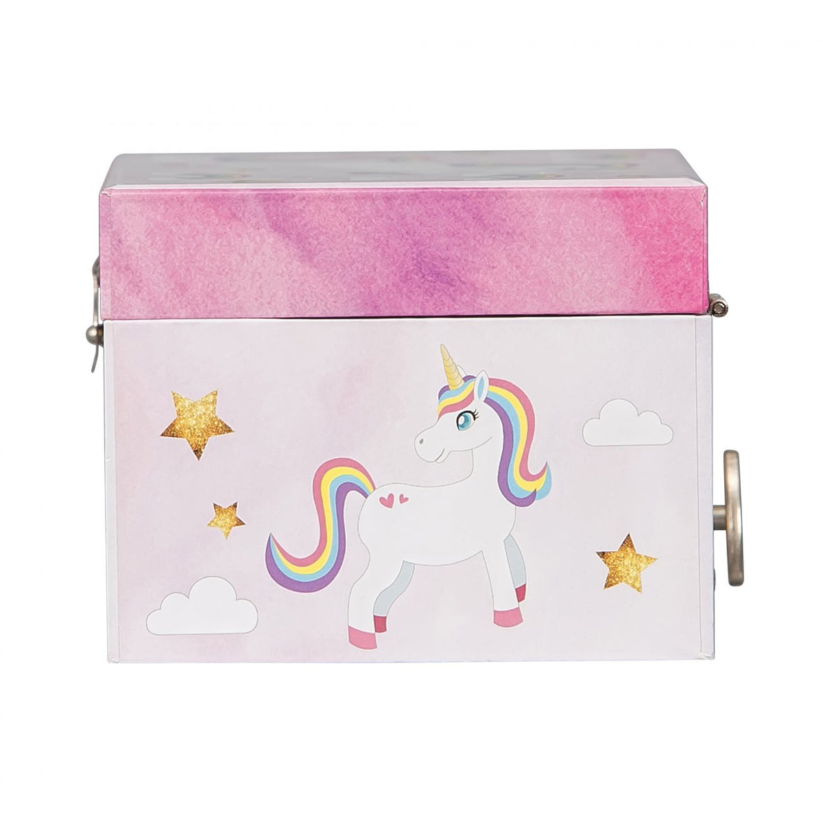 COFFRE À BIJOUX MUSICAL ARC-EN-CIEL ET LICORNE - MELE ET CO