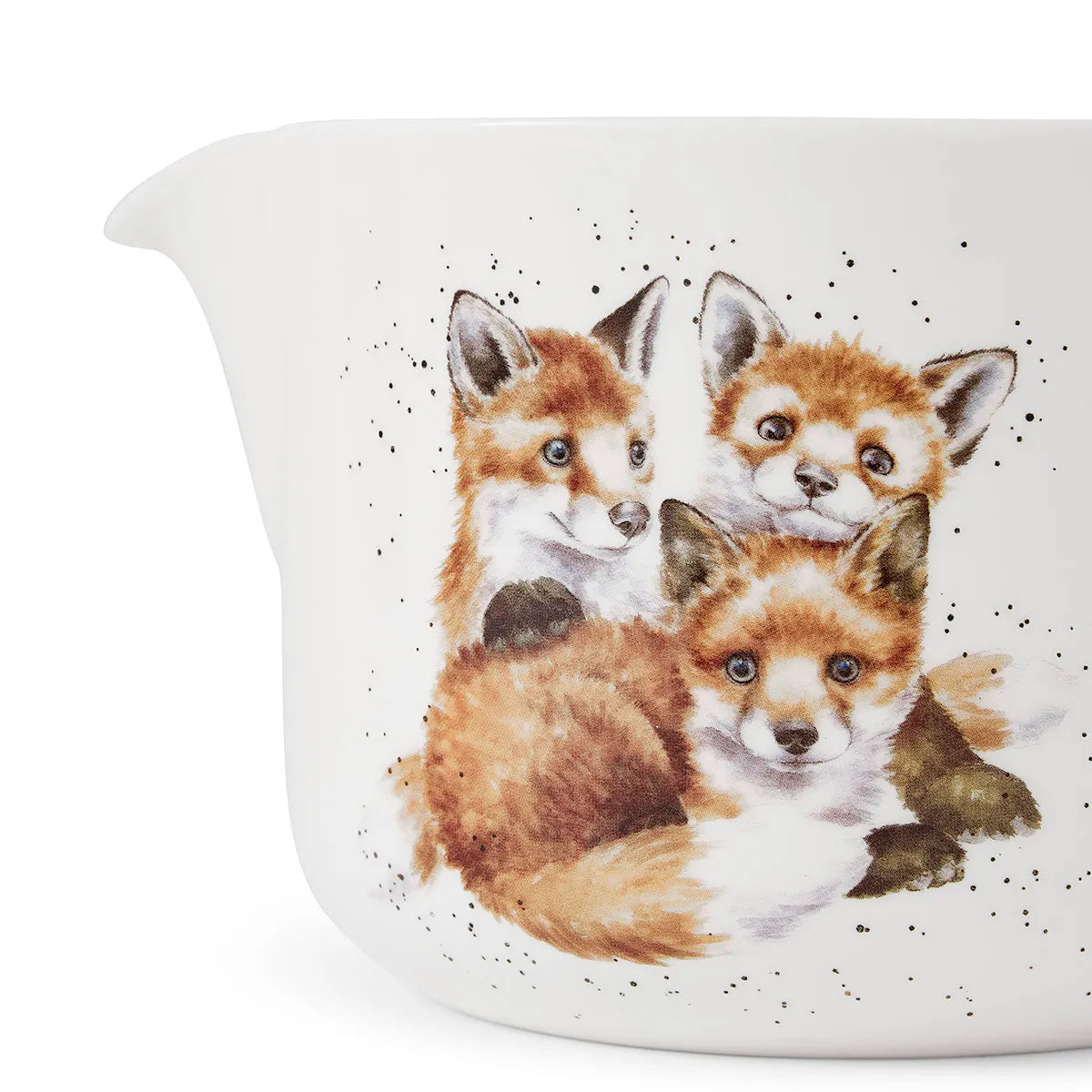 PICHET MÉLANGEUR EN PORCELAINE FINE AVEC RENARDEAU - WRENDALE DESIGNS