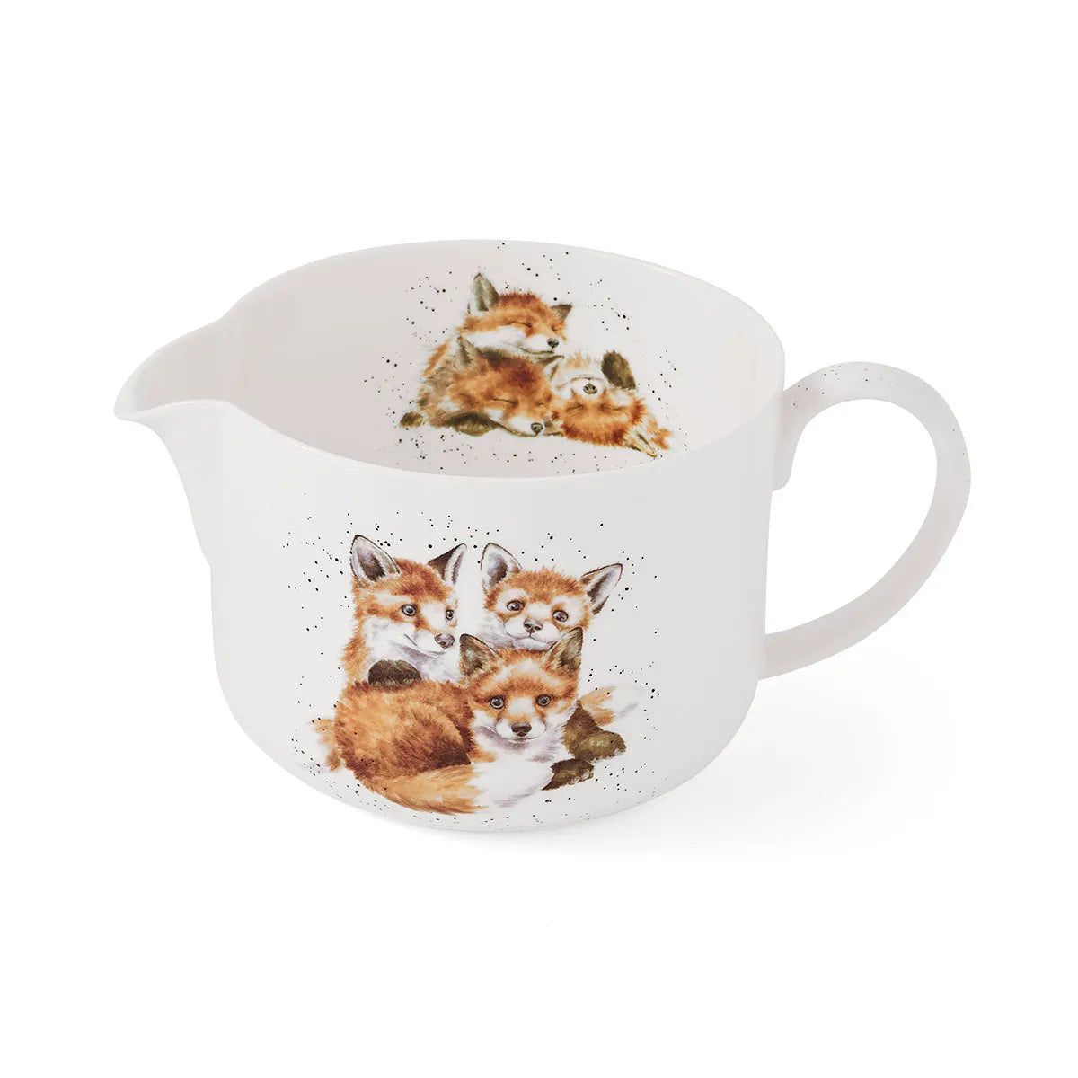 PICHET MÉLANGEUR EN PORCELAINE FINE AVEC RENARDEAU - WRENDALE DESIGNS