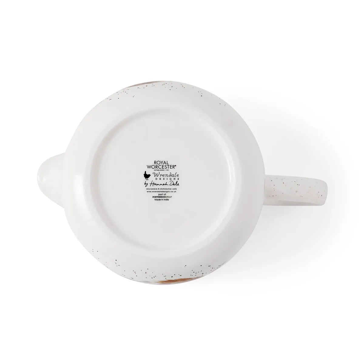 PICHET MÉLANGEUR EN PORCELAINE FINE AVEC RENARDEAU - WRENDALE DESIGNS