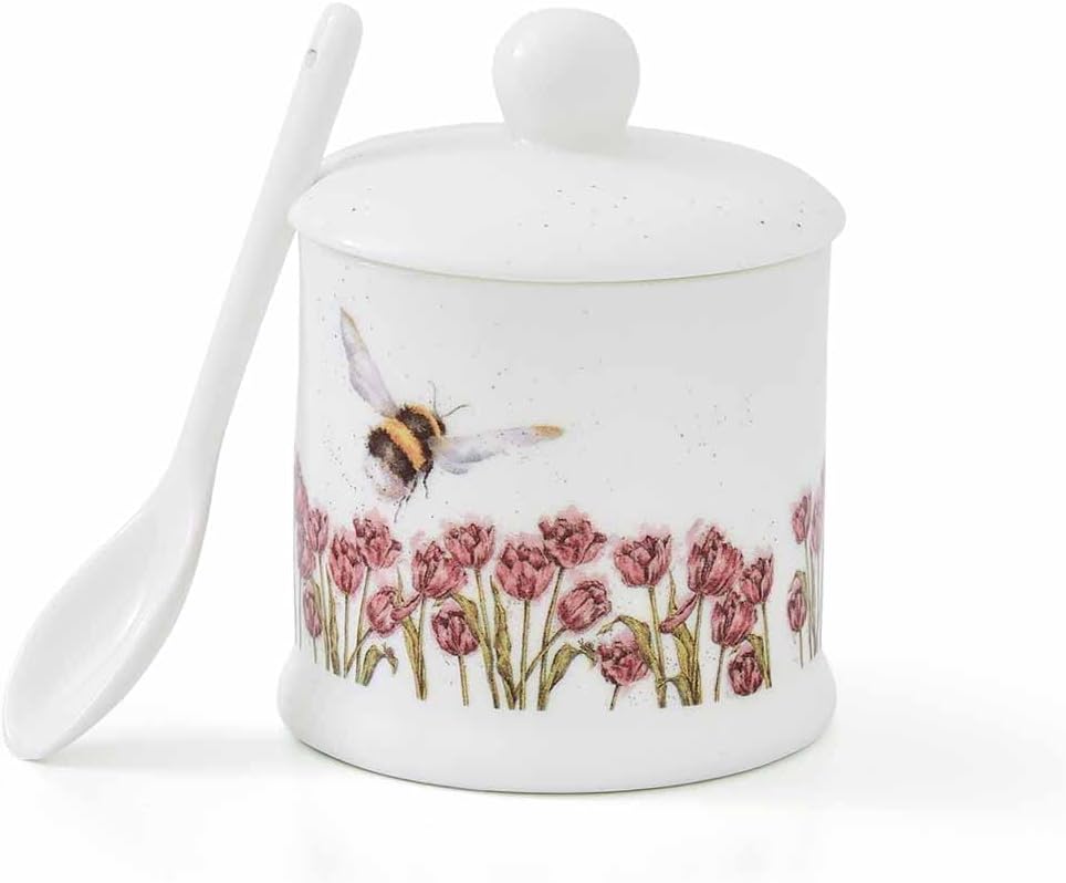 POT A CONFITURE AVEC COUVERCLE ET CUILLERE – WRENDALE DESIGNS