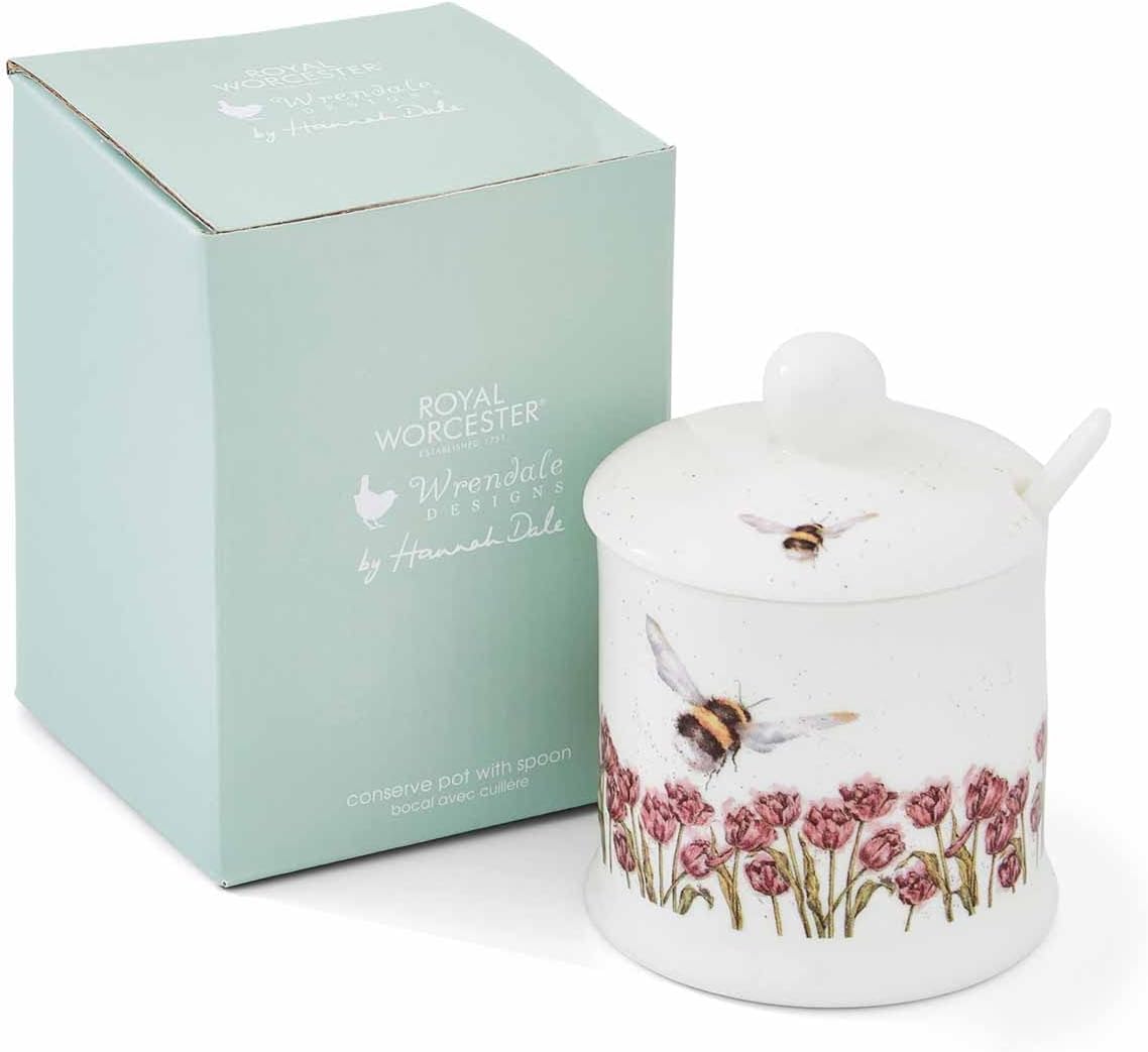 POT A CONFITURE AVEC COUVERCLE ET CUILLERE – WRENDALE DESIGNS