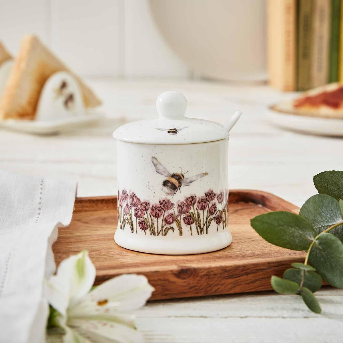 POT A CONFITURE AVEC COUVERCLE ET CUILLERE – WRENDALE DESIGNS