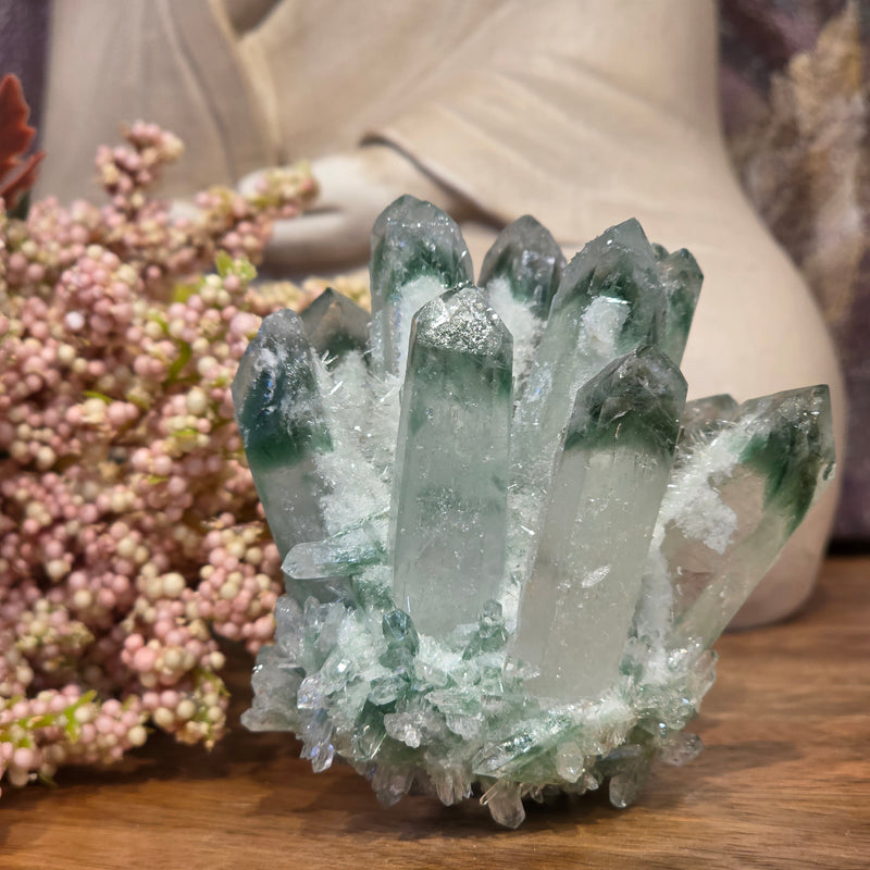 PIERRE QUARTZ FANTOME VERT