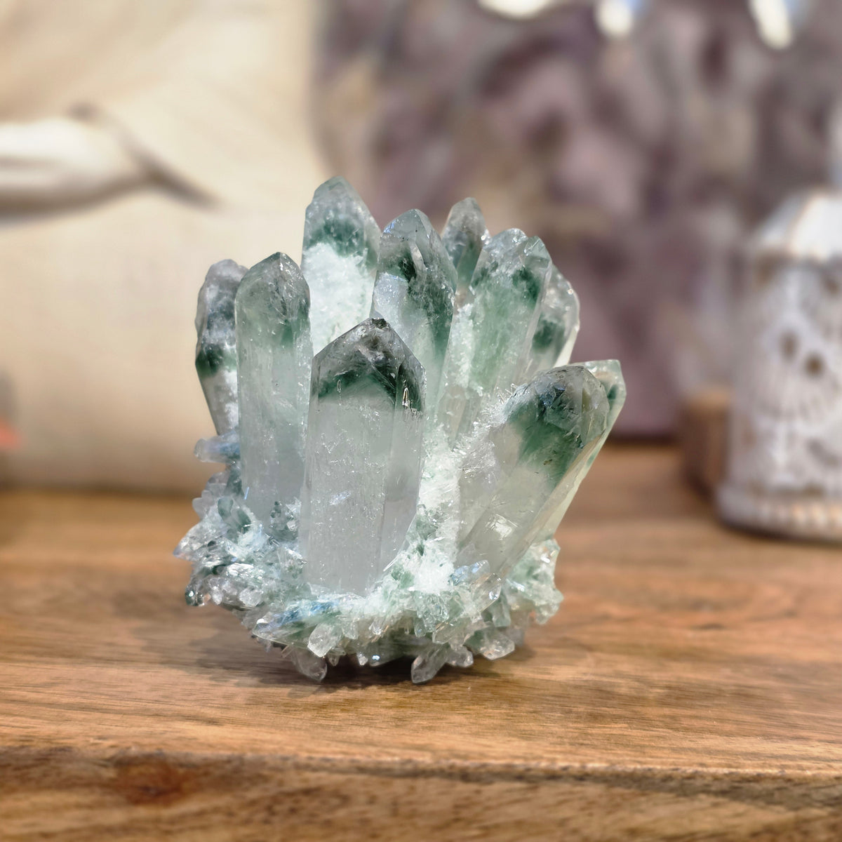 PIERRE QUARTZ FANTOME VERT