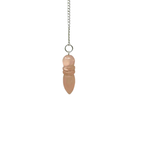 PENDULE QUARTZ ROSE POLI