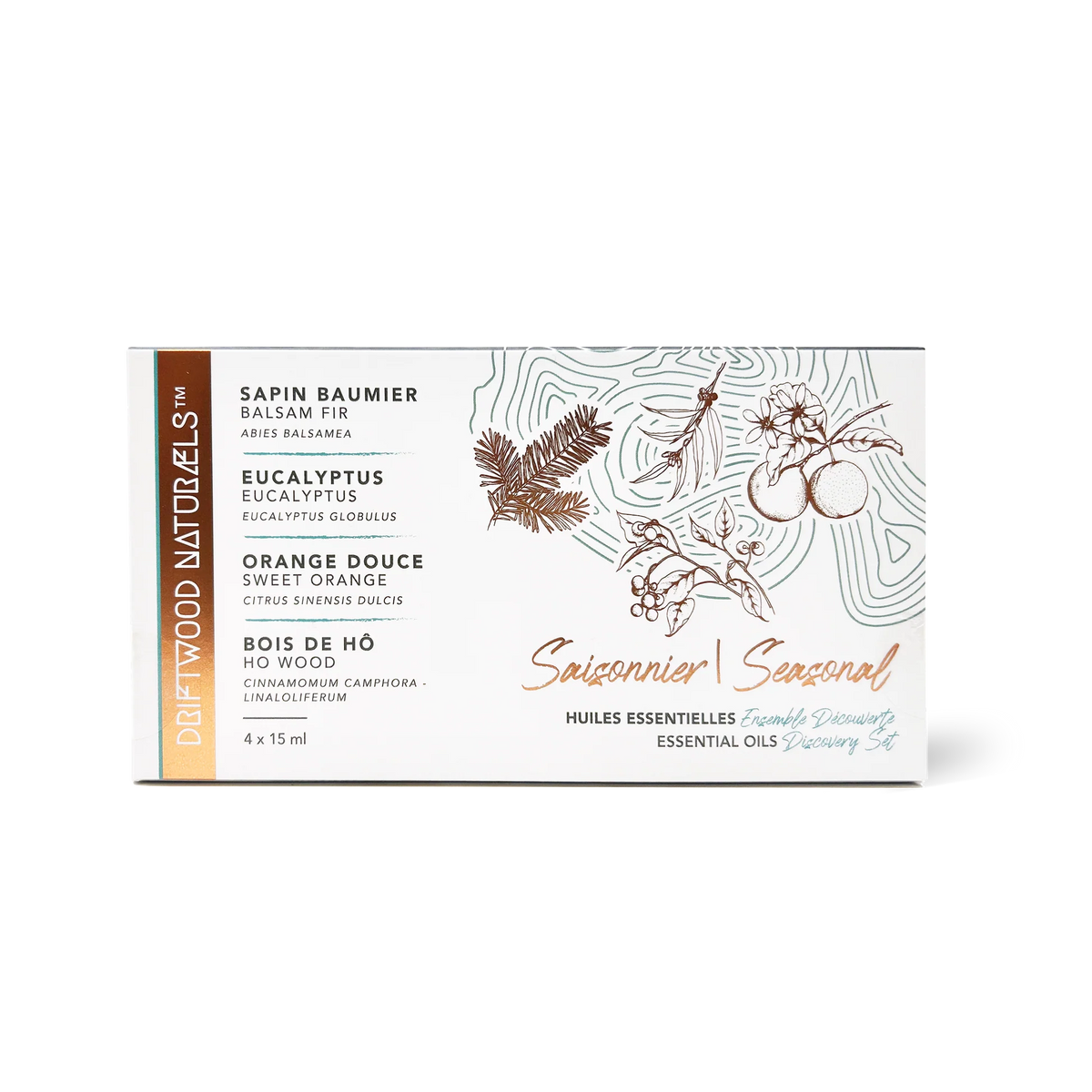 COFFRET DECOUVERTE SAISONIER HIVER HUILES ESSENTIELLES | DRIFTWOOD NATURALS