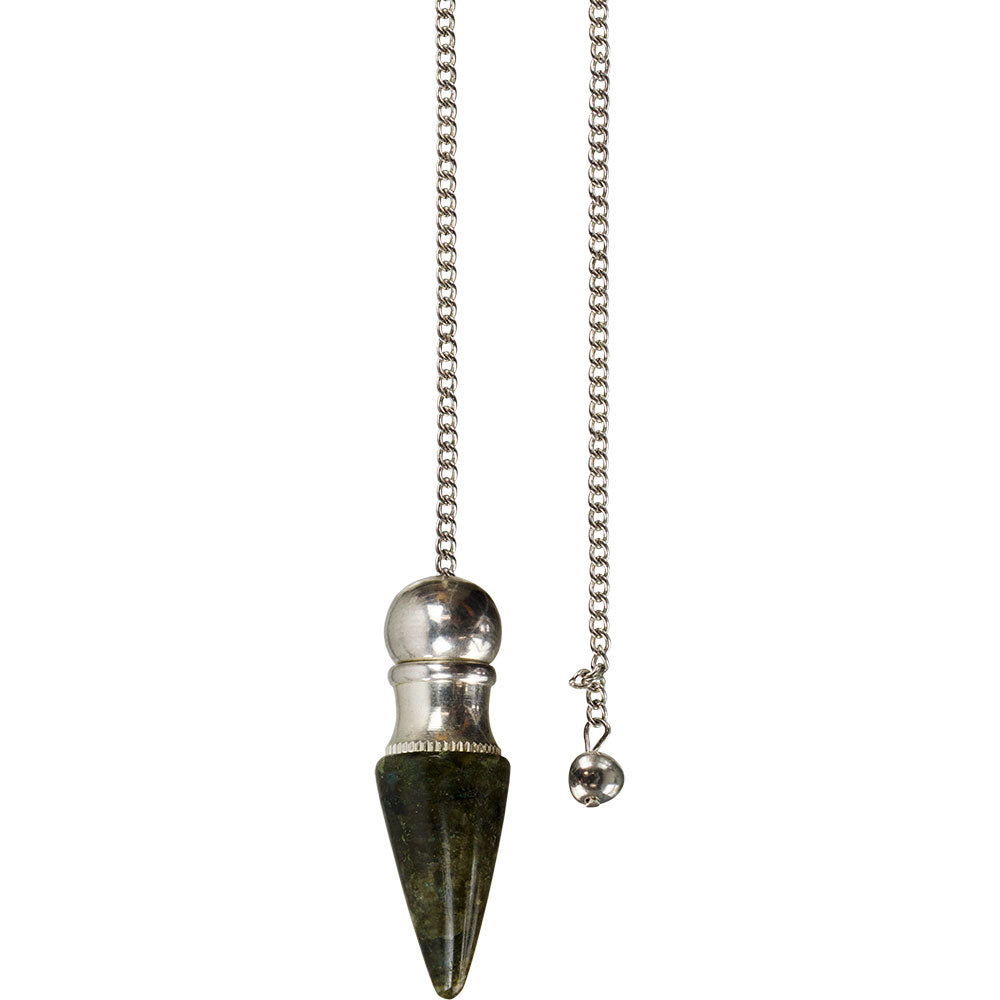 Pendule témoin en labradorite – Énergétique, intuitif et transformateur