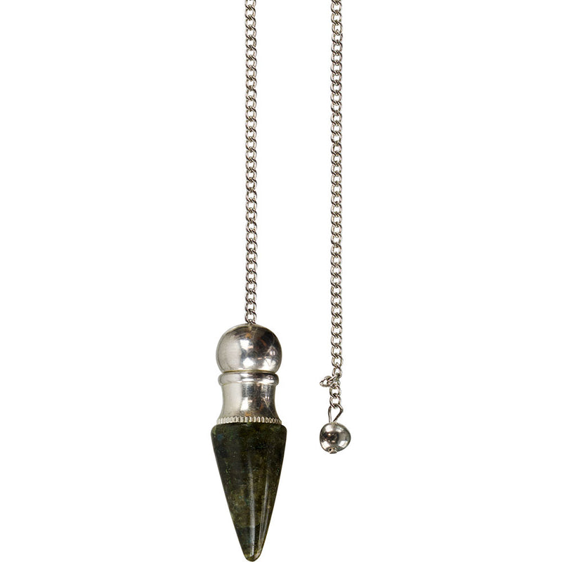 Pendule témoin en labradorite – Énergétique, intuitif et transformateur