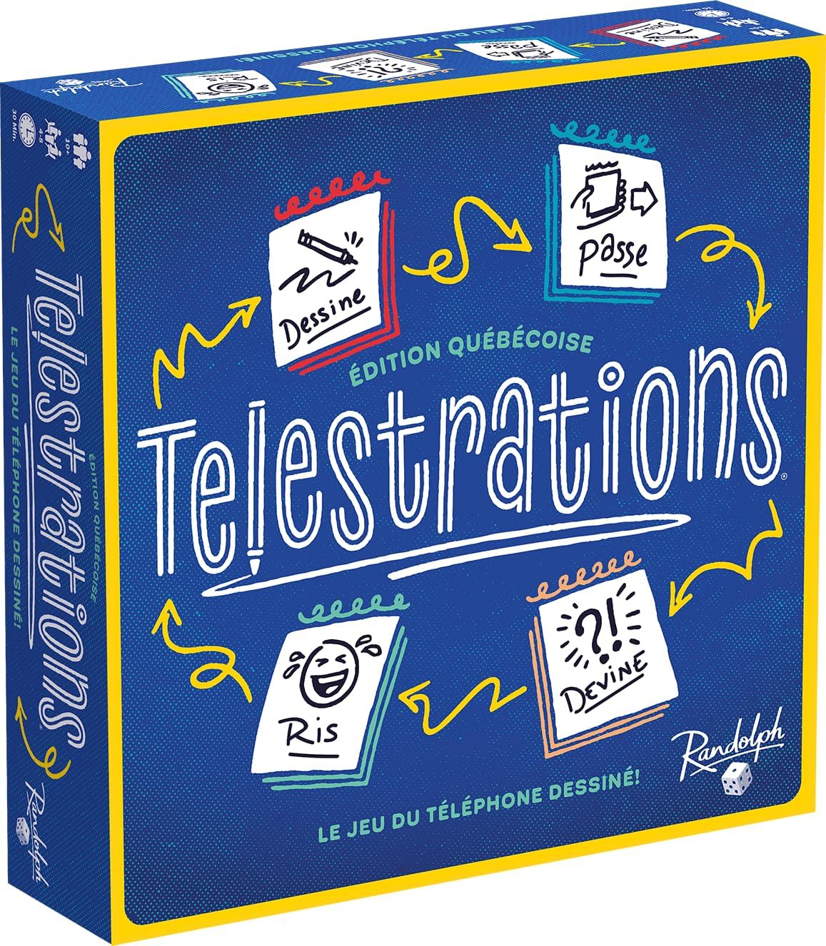 TELESTRATIONS : Édition Québécoise - Jeu du téléphone dessiné
