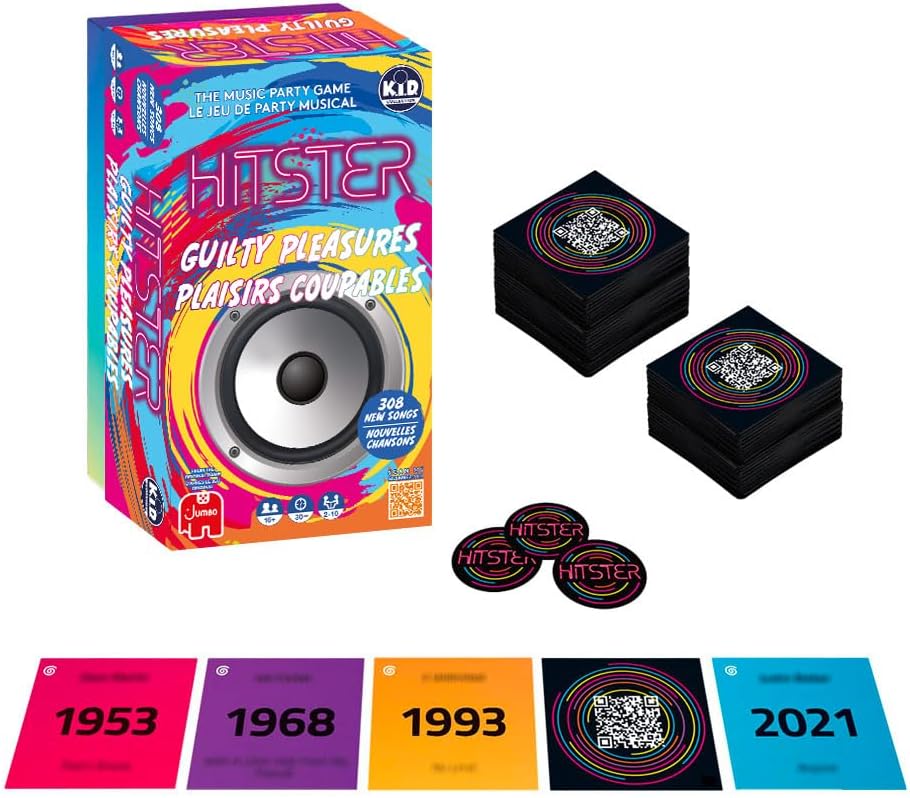 HITSTER PLAISIRS COUPABLES JEU PARTY MUSICAL