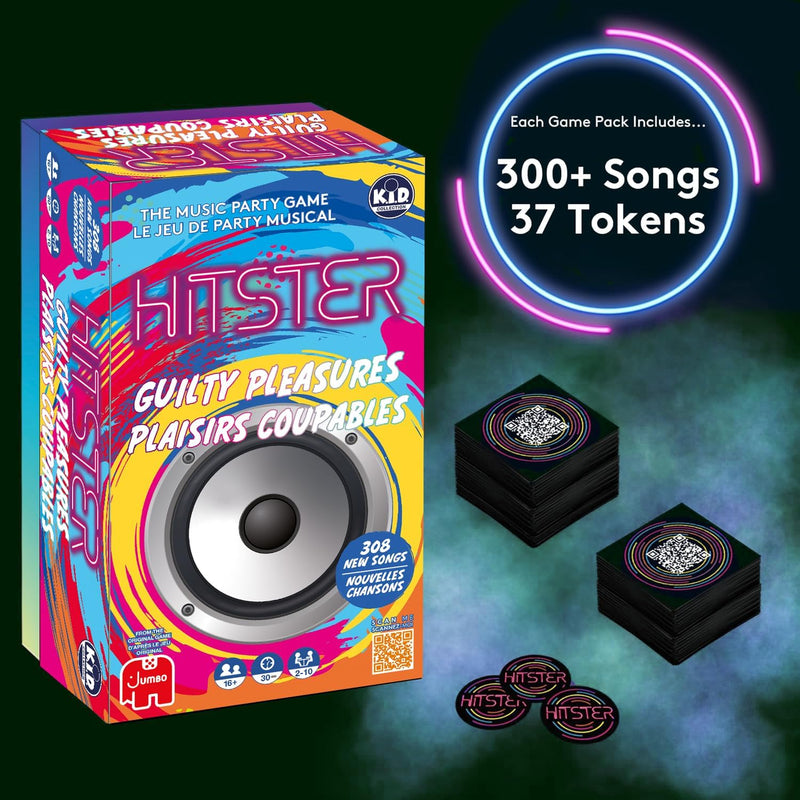 HITSTER PLAISIRS COUPABLES JEU PARTY MUSICAL