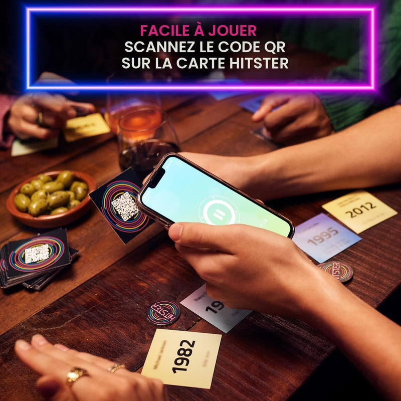 HITSTER PLAISIRS COUPABLES JEU PARTY MUSICAL