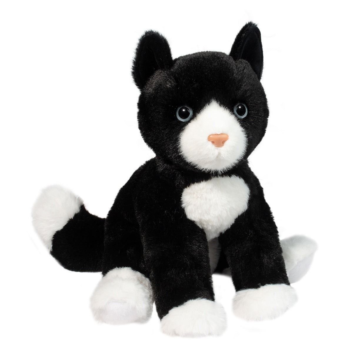 PELUCHE BECKIE CHAT NOIR ET BLANC | DOUGLAS CUDDLE TOYS CANADA