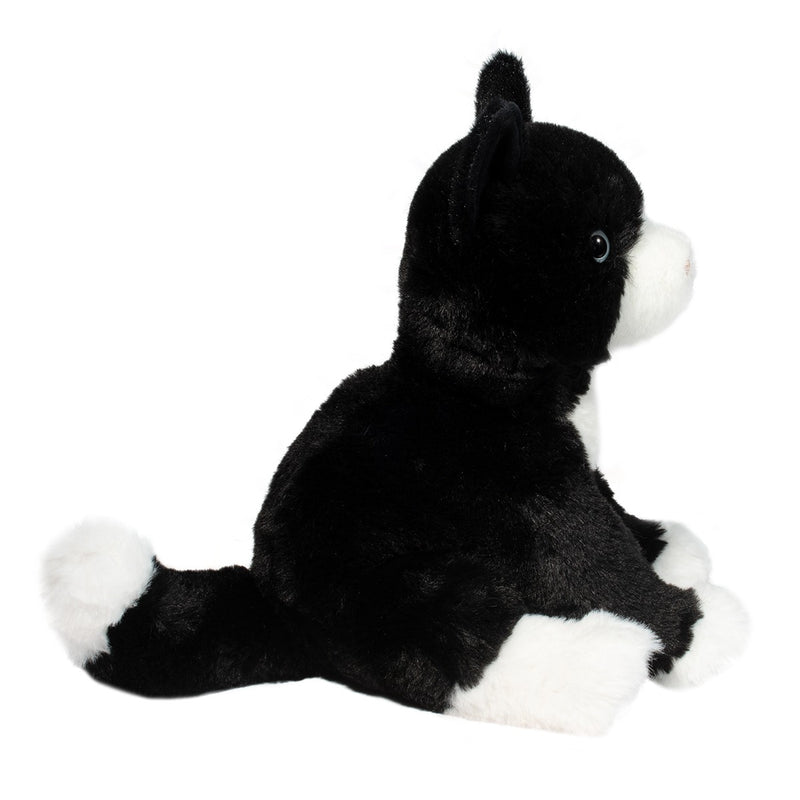 PELUCHE BECKIE CHAT NOIR ET BLANC | DOUGLAS CUDDLE TOYS CANADA