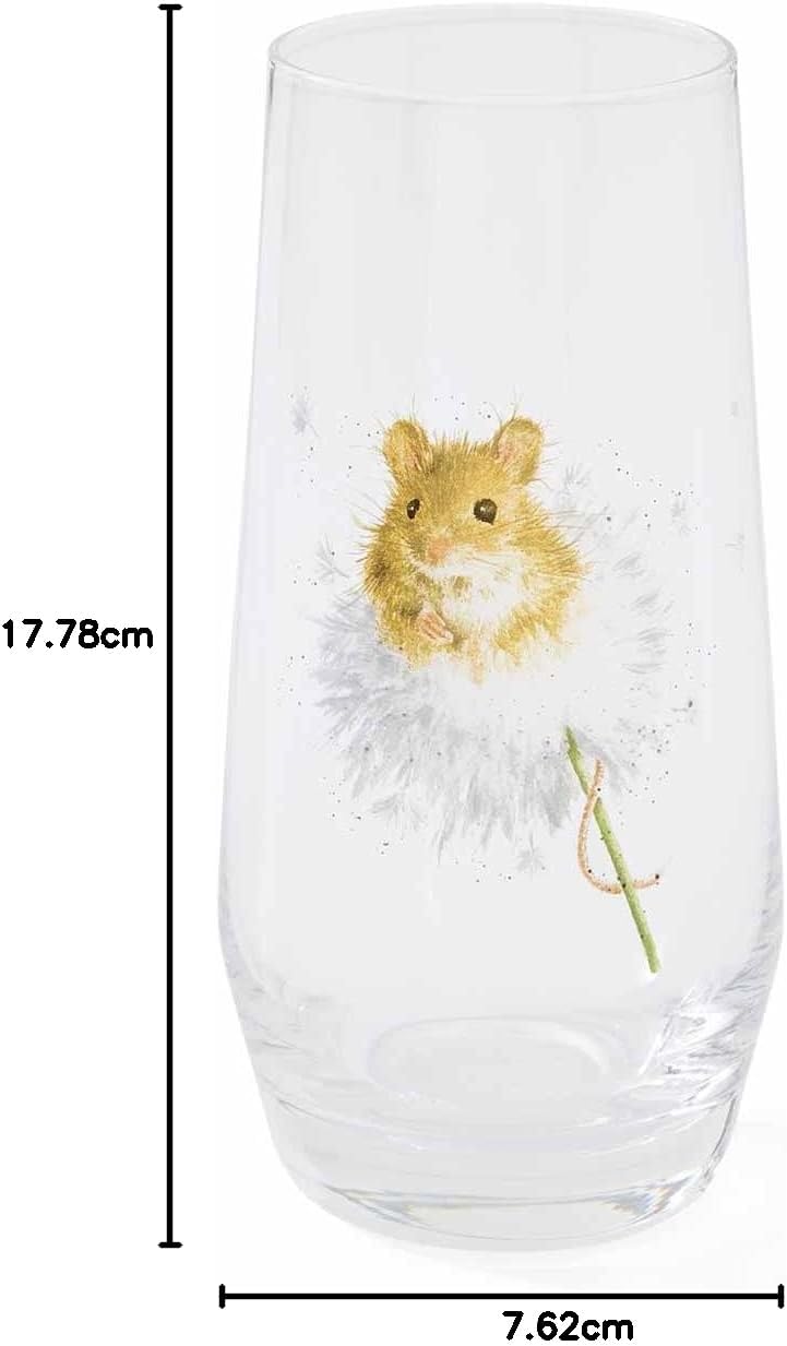 VERRES HI-BALL (LOT DE 4) MOTIFS CHAMPÊTRE - WRENDALE DESIGNS