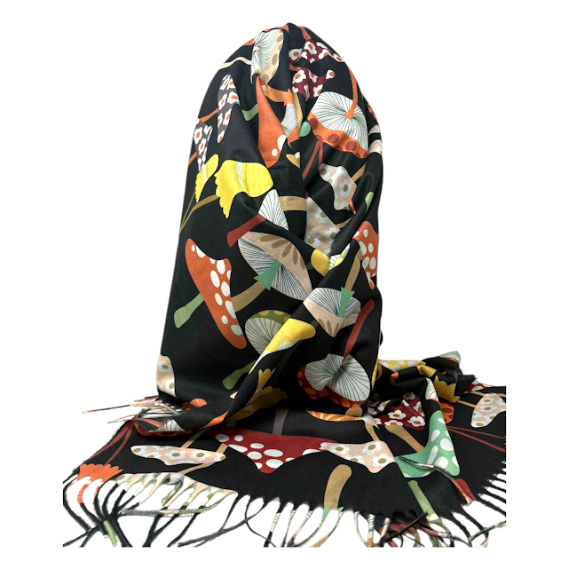 FOULARD CHAMPIGNONS FORESTIERS