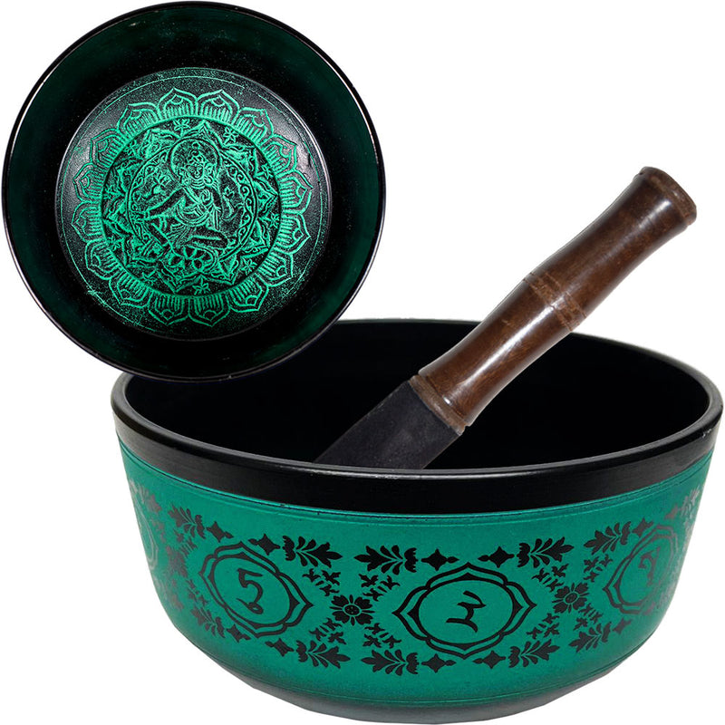 BOL CHANTANT PLAT 7,5" - SYMBOLE TARA VERTE