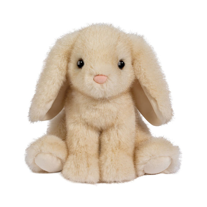 Peluche lapin soyeux couleur crème Robbie - Douglas Cuddle Toy