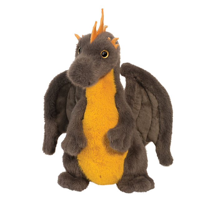 Peluche dragon gris et jaune Onyx - Douglas Cuddle Toy