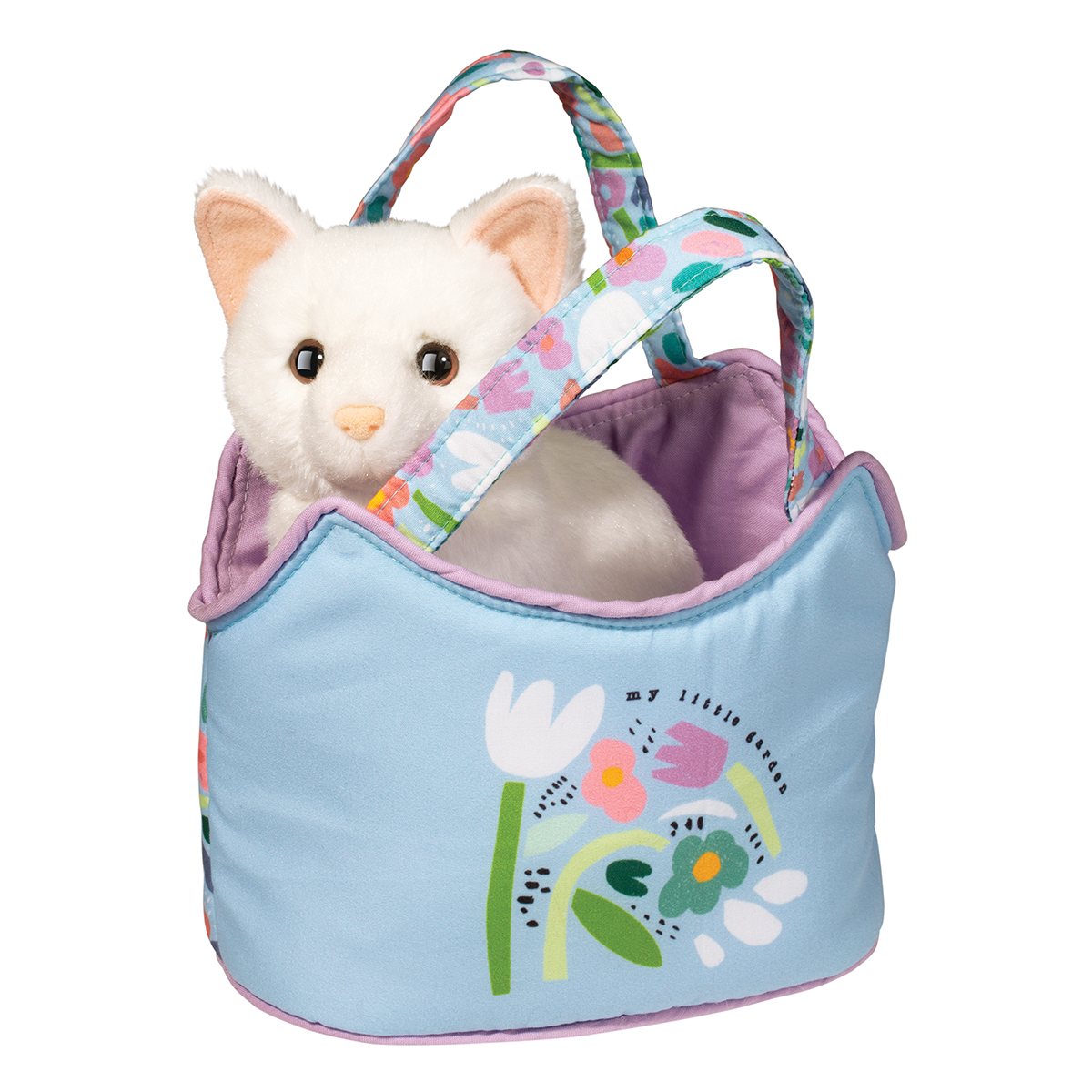 PETIT SAC JARDIN SASSY AVEC CHAT BLANC