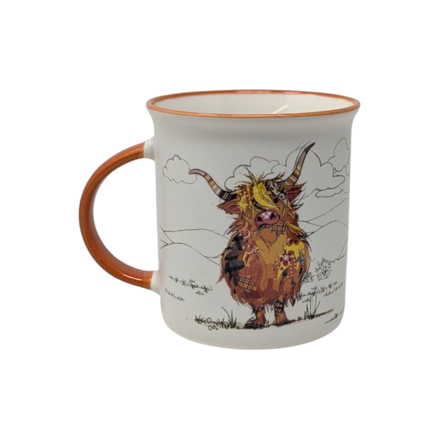 TASSE TIMBALE VACHE ECOSSAISE