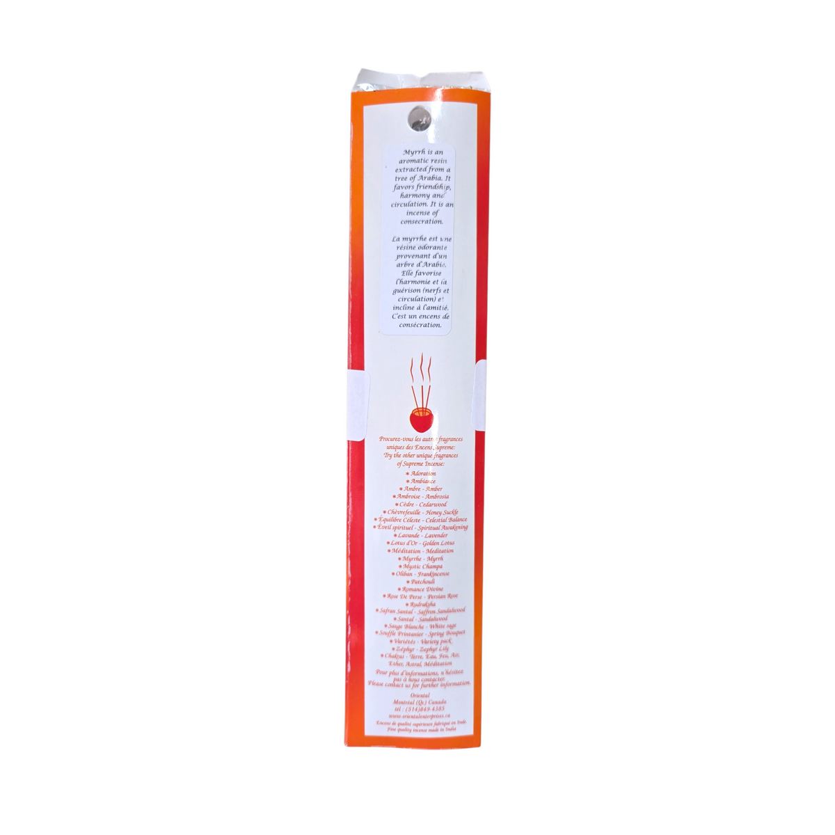 Encens à la myrrhe – Tradition, spiritualité et sérénité