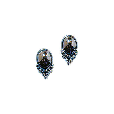 BOUCLES D'OREILLES DE BALI PIN OVALES EN OR ET ARGENT STERLING | L'AVENTURINE