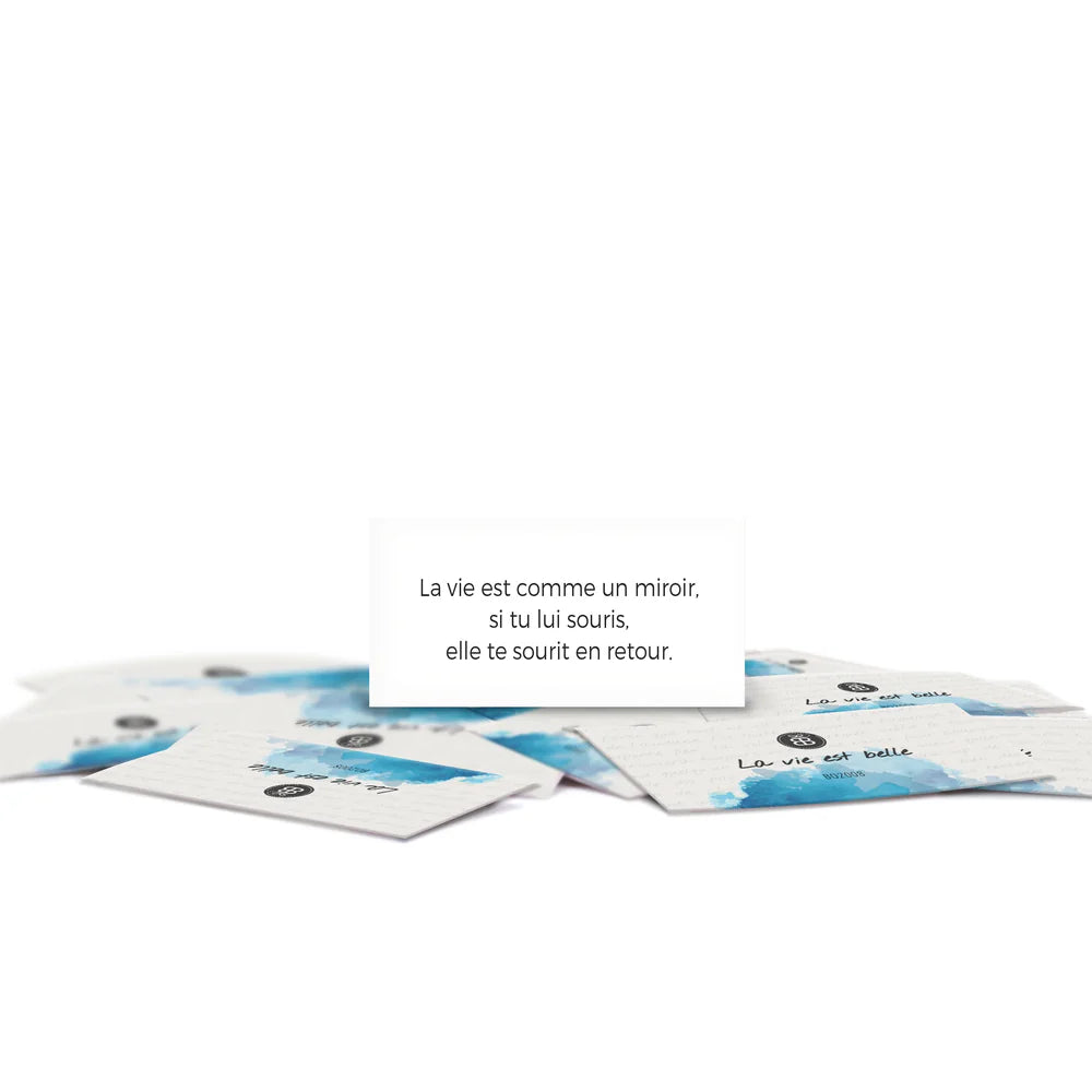 BOITE BONHEUR LA VIE EST BELLE