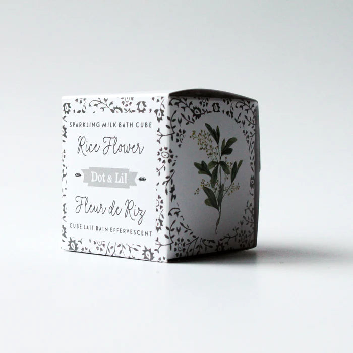 CUBE DE LAIT DE BAIN FRAGRANCE FLEUR DE RIZ