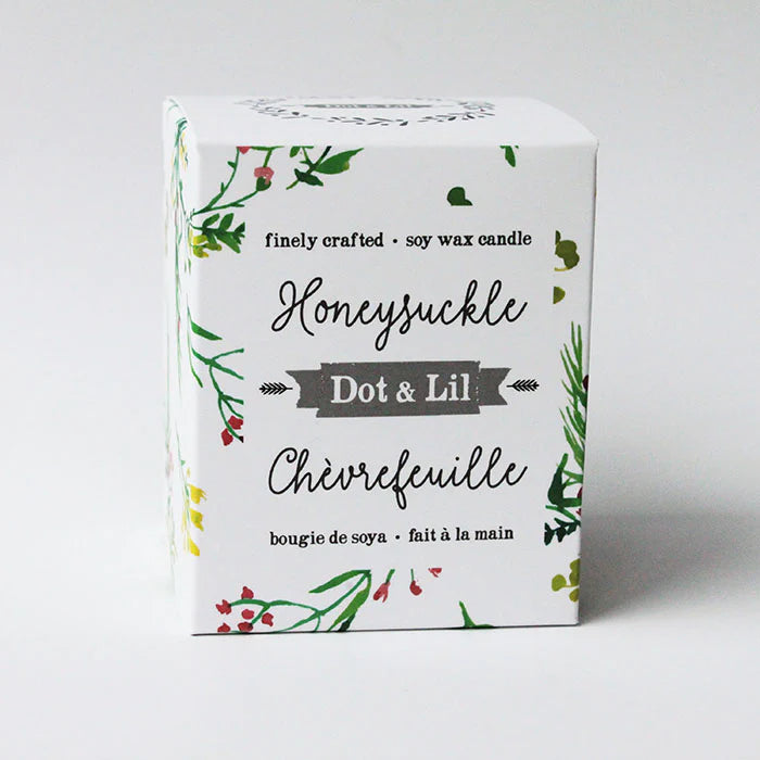 BOUGIE DE SOYA FRAGRANCE CHÈVREFEUILLE | DOT & LIL