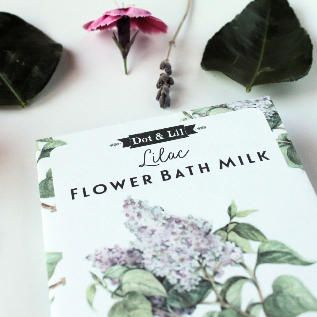 Sachet lait de bain Fleur de Lilas – Dot & Lil, parfum délicat et soin hydratant