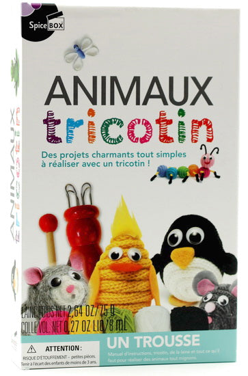 ANIMAUX TRICOTIN : DES PROJETS CHARMANTS TOUT SIMPLES À RÉALISER AVEC UN TRICOTIN ! | SPICEBOX