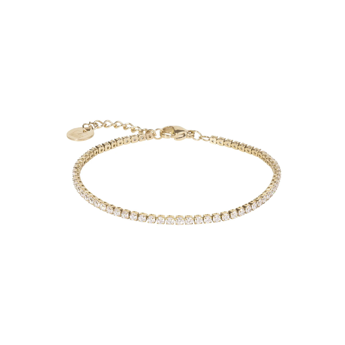BRACELET TENNIS MINI ACIER INOXYDABLE ET ZIRCONS
