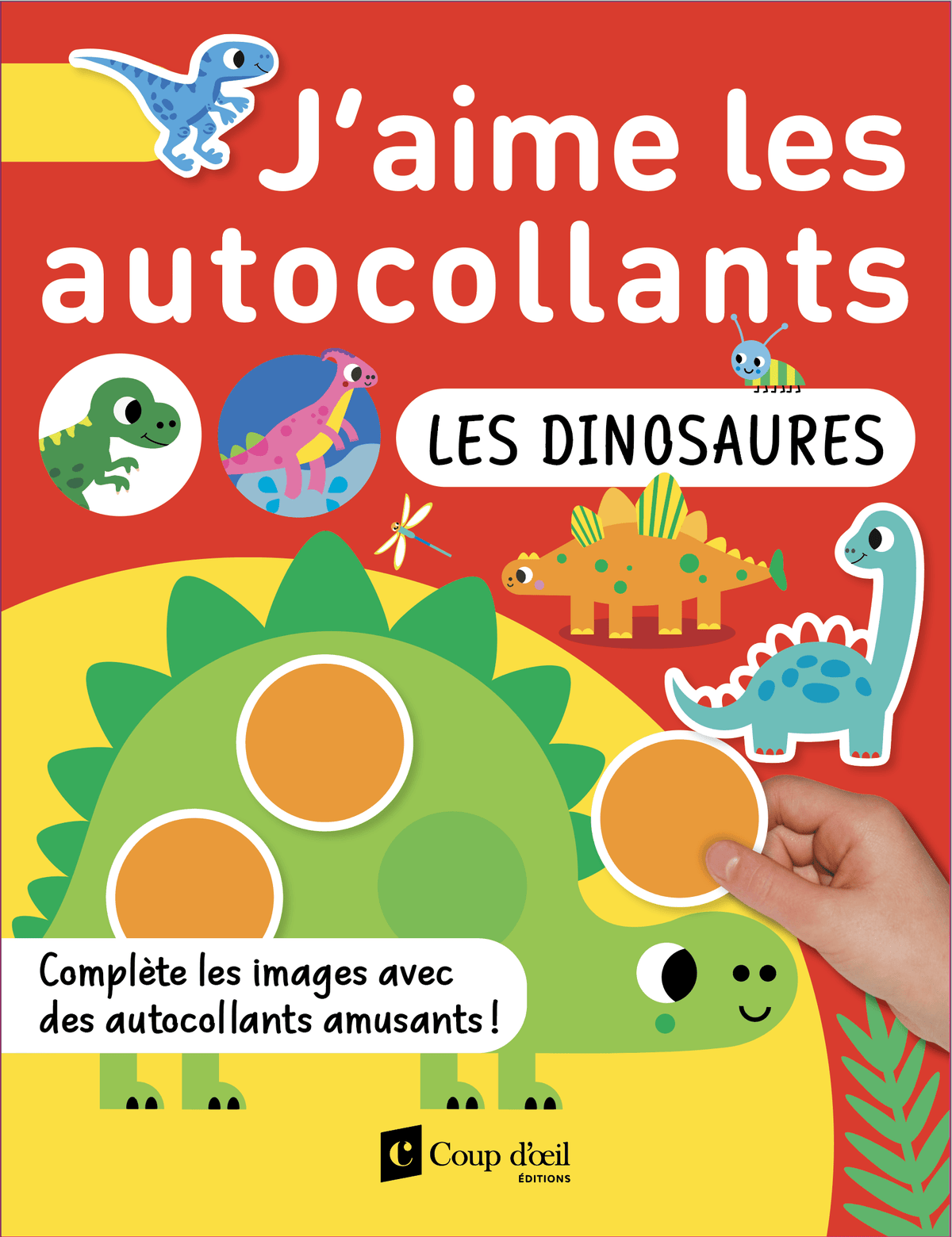 J'AIME LES AUTOCOLLANTS - LES DINOSAURES