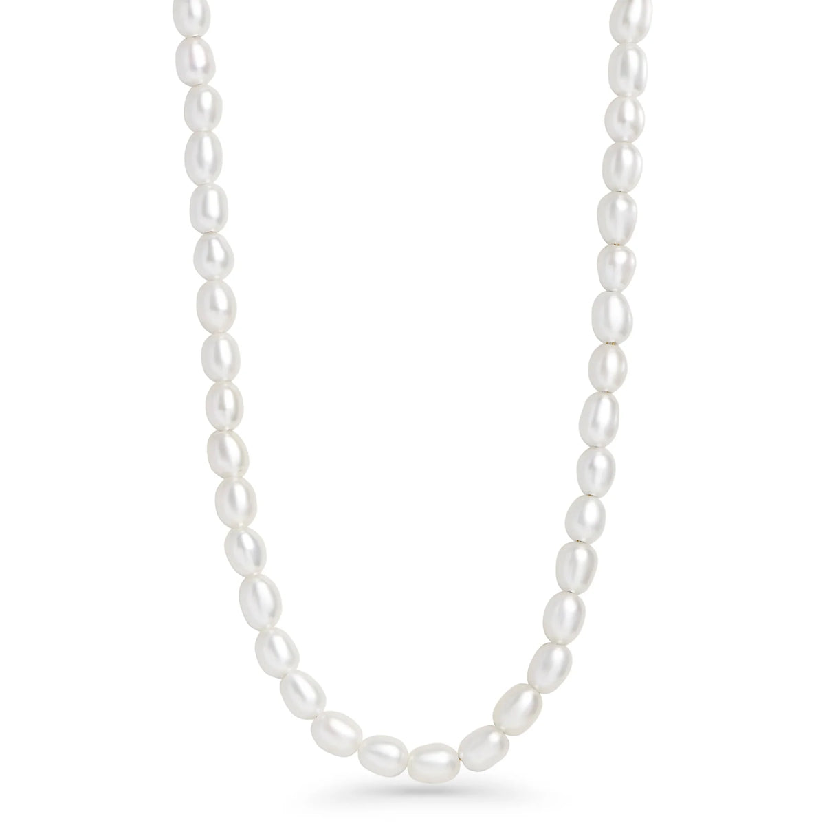 COLLIER AVEC PERLES EN ACIER INOXYDABLE DORÉ IBERIA | MIA BIJOUX