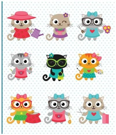 JOURNAL INTIME POUR ENFANT CHATS MIGNONS