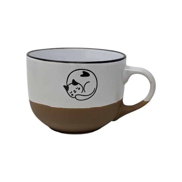 TASSE AVEC CHAT EN BOULE