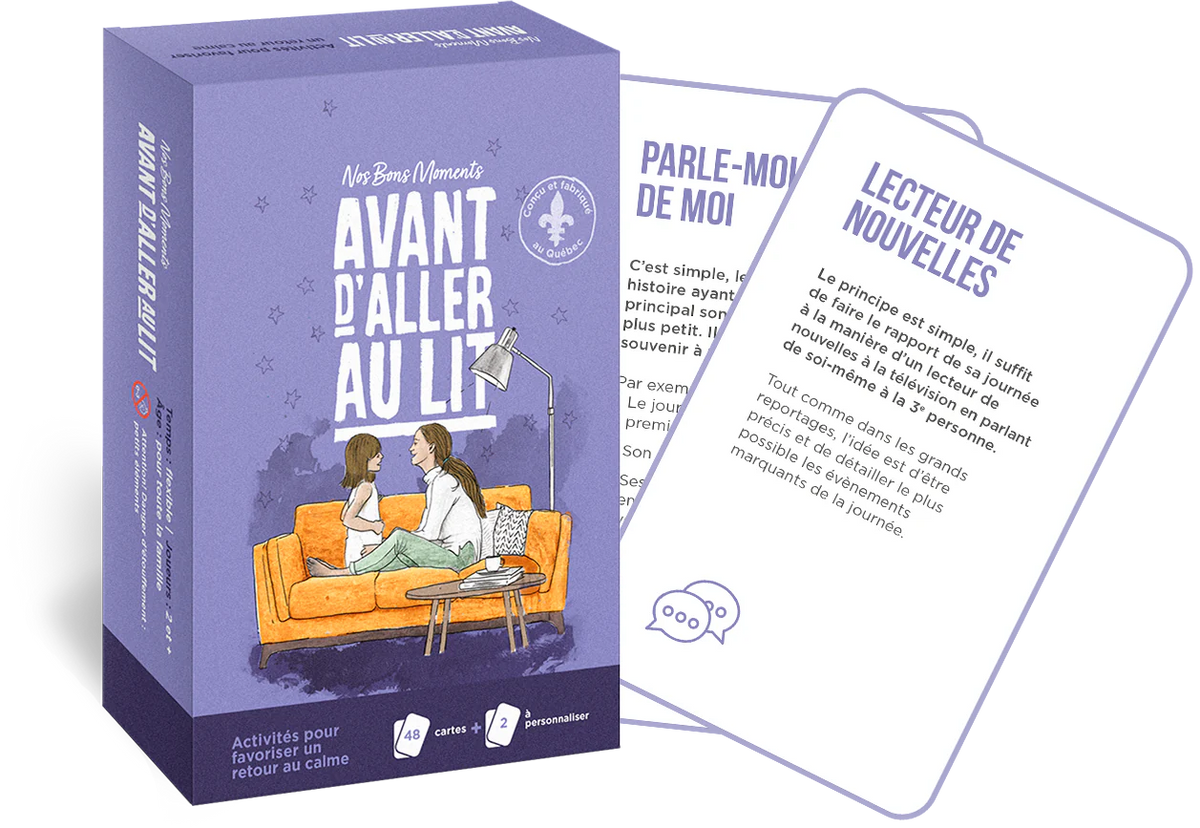 JEU NOS BONS MOMENTS - AVANT D'ALLER AU LIT